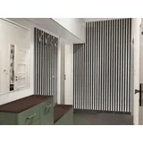 Akustikpaneel DecoLine, Travertin grey, 2400x561x19 mm, 3-seitig foliert