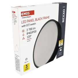 EMOS NEXXO 1 rund schwarz