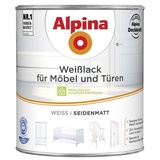 Alpina Weißlack für Möbel und Türen 2 l seidenmatt