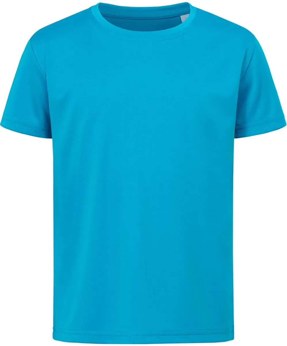 Stedman Kinder Sport Shirt T-Shirt ST8170 hawaii blue S (122/128)