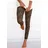 Buffalo Leggings BUFFALO, Damen, Gr. 36/38, N-Gr, braun (camelfarben, schwarz, leo), Jersey, Obermaterial: 95% Baumwolle, 5% Elasthan, Basic schmal lang, Hosen Leggings, mit Leoprint