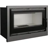 Kamineinsatz kratki ARKE 75 mit 8 kW Warmluft Einschub Kassette 75 cm Breite