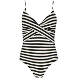 Barts Badeanzug Damen Schwarz/Orange 40