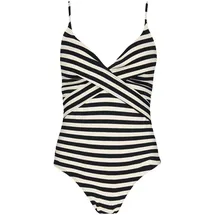Barts Badeanzug Damen Schwarz/Orange 40