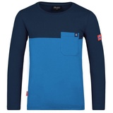 Langarmshirt in navy/medium blue Gr 92