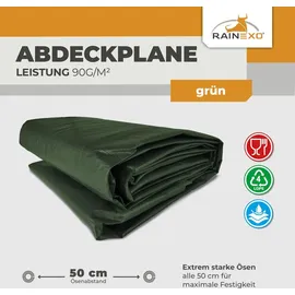 Bio Green Rainexo Abdeckplane grün, 90g/qm, 10x15m