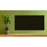 ALLboards Pinnwand, Korktafel in Schwarz, 80x40 cm, Holzrahmen – Schwarz lackiert