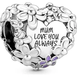 Pandora Mum Gänseblümchen Herz Silber 791155C01