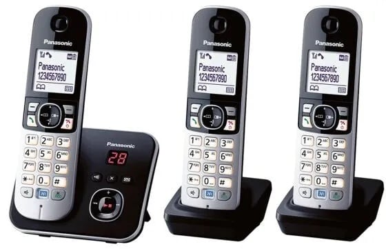 Triple-Set Schnurloses Telefon »KX-TG6823GB«, Panasonic