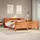 vidaXL Massivholzbett 180 x 200 cm Braun