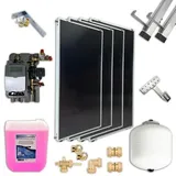 Solarthermie Paket Flachkollektoren Solar KFW Hochleistungskollektor 8,0m2