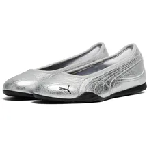Puma Damen Catch Metallic Whisper Ballerinas 40, Silver Black Metallic - 40 EU
