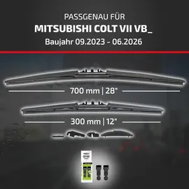 Heyner Flachbalkenwischer MITSUBISHI COLT VII 300 mm