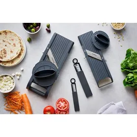 Global GEMÜSEHOBEL 64 mm Würfel/Scheiben/Julienne 1-tlg. Schwarz