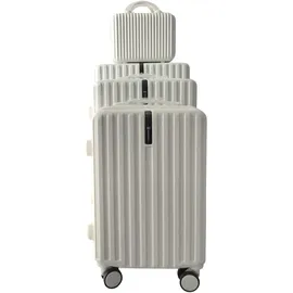 NTK-Collection Hartschalenkoffer 4er-Set Leandra Weiß