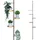 bremermann Teleskop-Blumenregal mit 4 Ablagen 140 bis 290 cm Grau