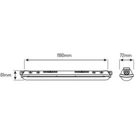 LED-Line LED line PRIME 40W 118,8 cm weiß