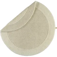 Rhomtuft Exquisit Natur-Jasmin Beige Ø 80 cm