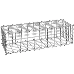 tectake Gabione Steinkorb mit Maschenweite 5x10cm - 100 x 30 x 30 cm - 402779
