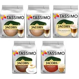 TASSIMO Kapseln Jacobs Lovers Sorten Kaffeekapseln - 48 Getränke insgesamt