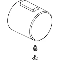 Ideal Standard Thermostatgriff, m. ISI-Logo, Chrom A860907AA