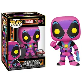 Pop Marvel Deadpool Blacklight Figure One