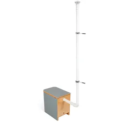TROBOLO SilvaBloem grau Trenntoilette inkl. Abluftsystem