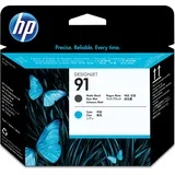 HP 91 mattschwarz + cyan (C9460A)