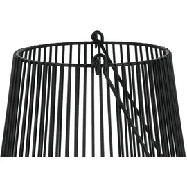 Möbel Kraft Windlicht   schwarz   Metall,Glas