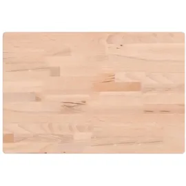 vidaXL Schneidebrett 60 x 40 x 4 cm Massivholz Buche 1-tlg. Braun