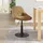vidaXL Barhocker 335314 drehbar höhenverstellbar  Braun Samt