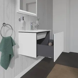 Duravit Waschtischunterschrank 1 Auszug 62 x 39,1 cm Taupe Supermatt