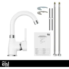 Eisl Futura Einhandmischer weiß matt/chrom NI075FUTWCR