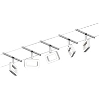 Paulmann Frame Seilsystem-Set Spot 5x Chrom matt Chrom 5m