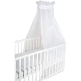 roba safe asleep® Babybett Himmel Air, Betthimmel, Mesh-Himmel für Babybett white