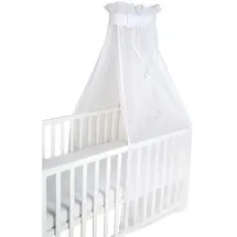 roba safe asleep® Babybett Himmel Air, Betthimmel, Mesh-Himmel für Babybett white