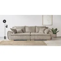 Home Affaire Big-Sofa HOME AFFAIRE "Katja, B: 275 cm - OTTO. Verlässliche Qualität.", grau (taupe), B:275cm T:108cm, 100% Polyester, Sofas, Big-Sofa, Mega-Sofa mit 4 Zierkissen