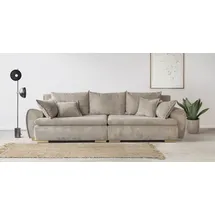 Home Affaire Big-Sofa HOME AFFAIRE "Katja, B: 275 cm - OTTO. Verlässliche Qualität.", grau (taupe), B:275cm T:108cm, 100% Polyester, Sofas, Big-Sofa, Mega-Sofa mit 4 Zierkissen