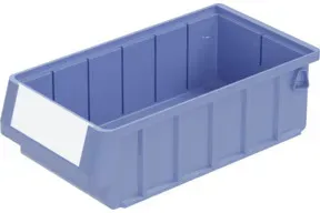 Bito Regalkasten RK Set RK31509, 300 x 156 x 90 mm, taubenblau, inklusive Etikett