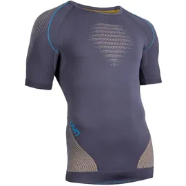 Uyn Evolutyon Funktionsshirt Herren charcoal/gold/atlantic L/XL