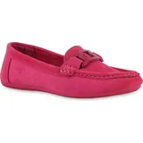 VAN HILL Mokassins in Fuchsia