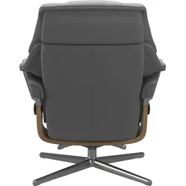 Stressless Relaxsessel "Reno", grau (wild dove batick), B:92cm H:100cm T:80cm, Leder BATICK: BATICK ist ein leicht korrigiertes, durchgefärbtes und genarbtes Möbelleder, bei dem die meisten Unebenheiten und Spuren in der Regel entfernt wurden.