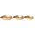 Novaliv 12x Stabkerzenhalter Adventskranz Gold 15cm Tafelkerzenhalter modern scandic chic candle