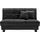 Ell + Ell Schlafsofa Polyester 2-Sitzer Schwarz