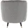 Home Affaire Sessel HOME AFFAIRE "Oradea Cocktailsessel", grau (hellgrau), B:85cm H:78cm T:87cm, Samtoptik (100% Polyester), Sessel, Sessel, mit eleganter Steppung auf Rückseite der Rückenlehne