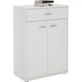 CARO-Möbel Sideboard 60 x 84 x 30 cm Weiß
