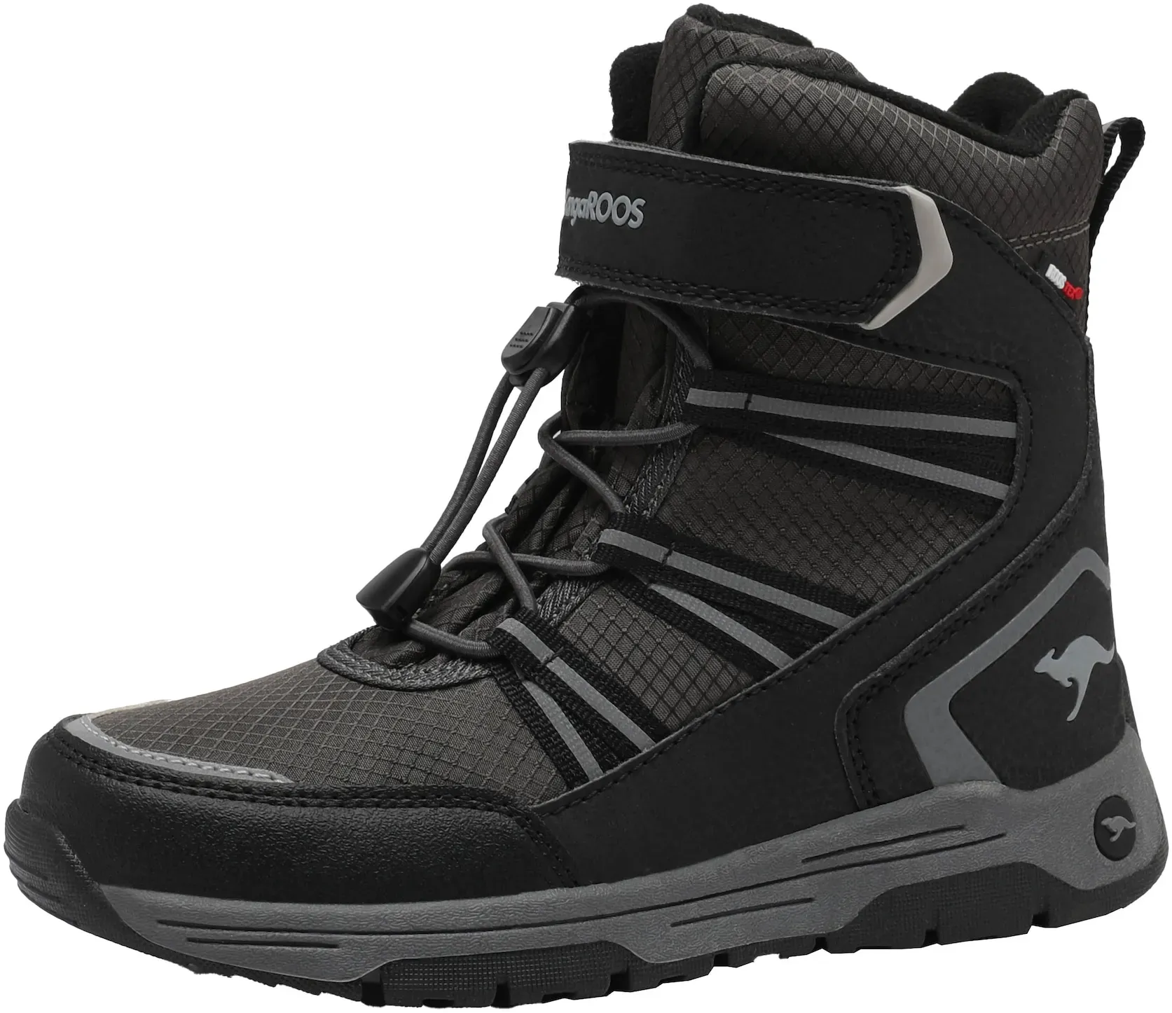 Winterstiefel »K-MJ Eldora EV RTX«, Snowboots, Winterboots, Winterschuhe, wasserdicht, gefüttert, Gr. 32, jet black/steel grey, , 97650407-32