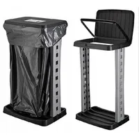 Müllsackständer Müllbehälter Abfalleimer Schwingeimer Kunststoff Recycling 120L