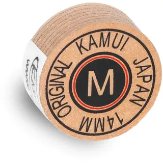 KAMUI Original laminierte Billard-Queue-Spitze – 1 Stück (mittel, 14 mm)