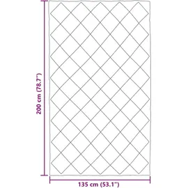 vidaXL Winterbettdecke Schwarz 135 cm Mikrofaser
